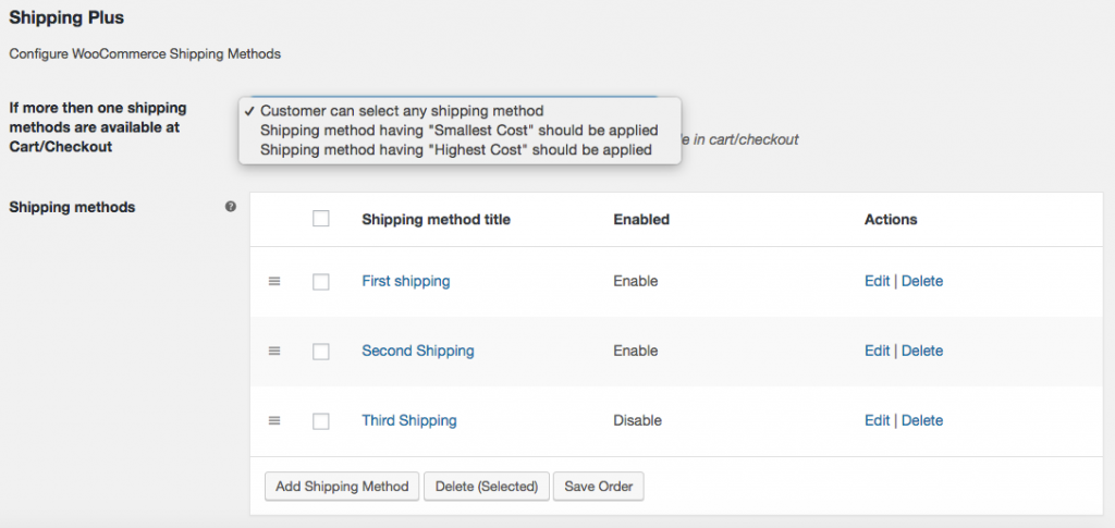 Shipping Plus For WooCommerce