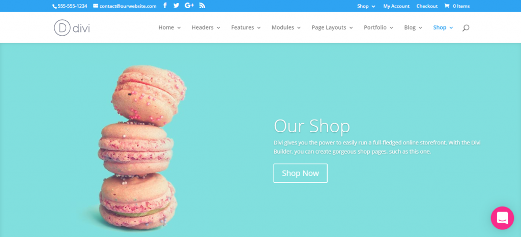 Divi WordPress WooCommerce theme