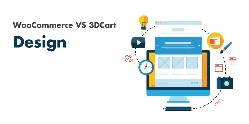 woocommerce vs 3dcart: design