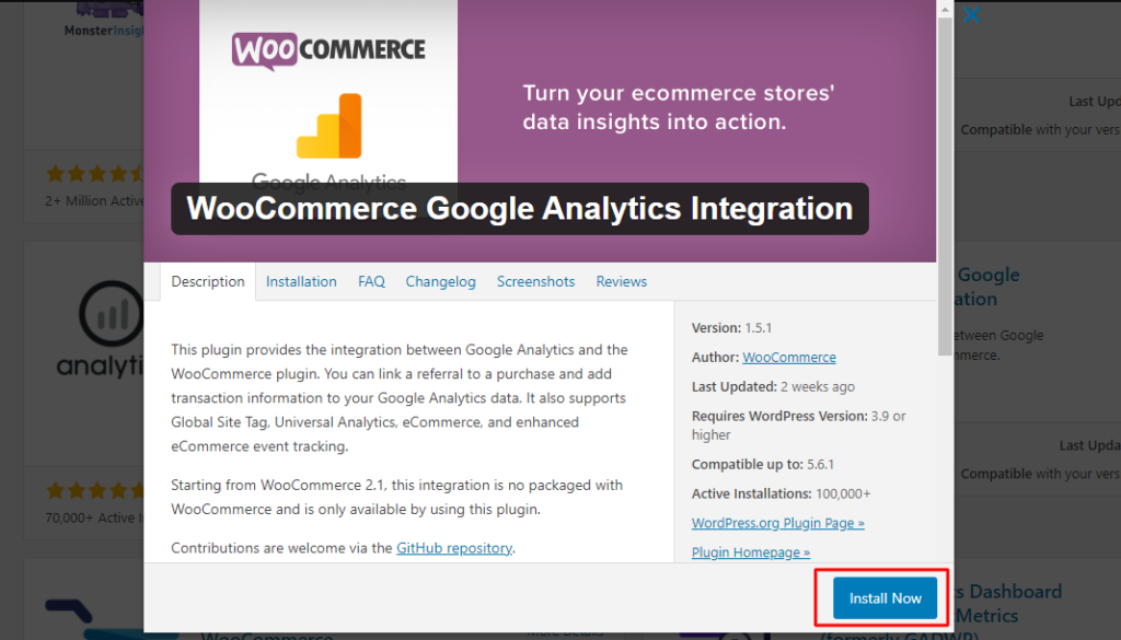 WooCommerce Google Analytics Integration - Installation