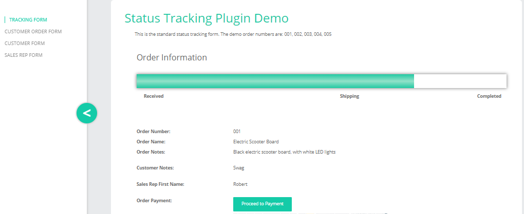 Tracking Plugin
