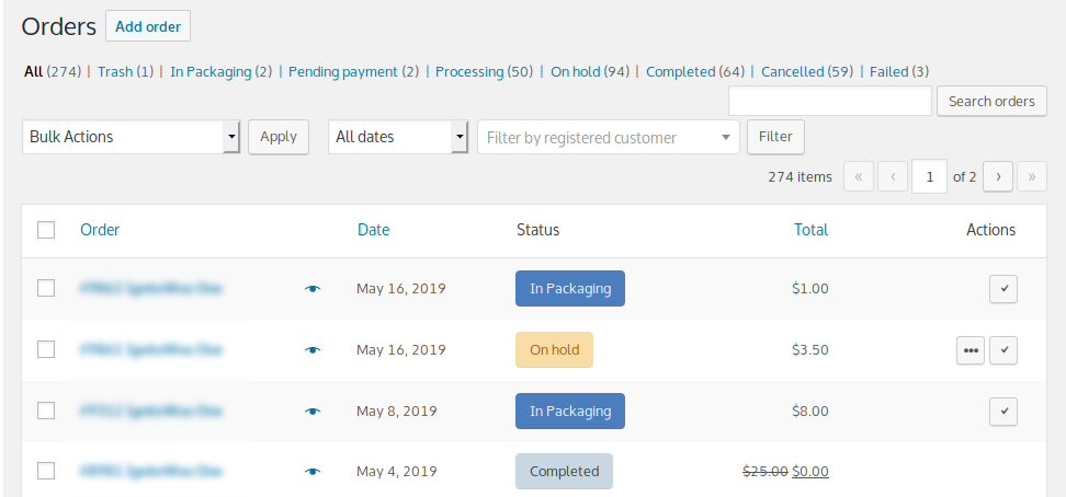 WooCommerce Order Status Manager extension by IgniteWoo