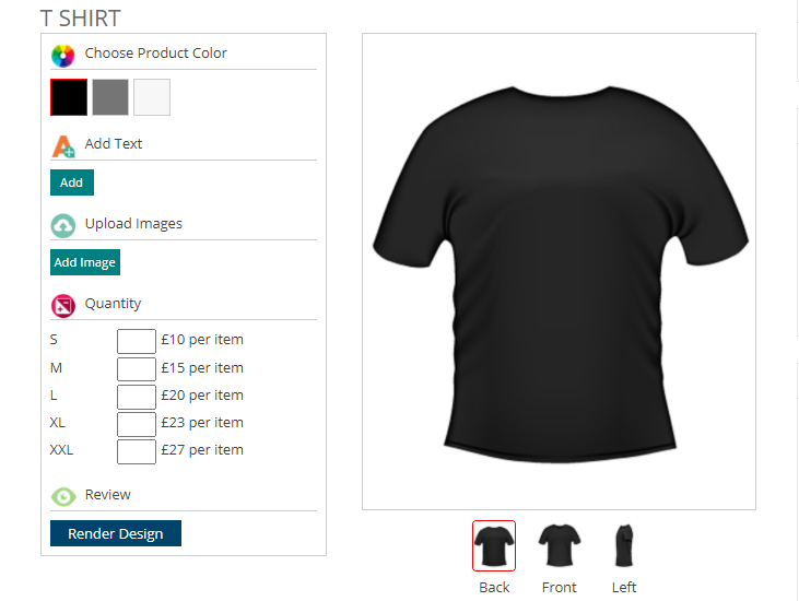 Simple Product Designer