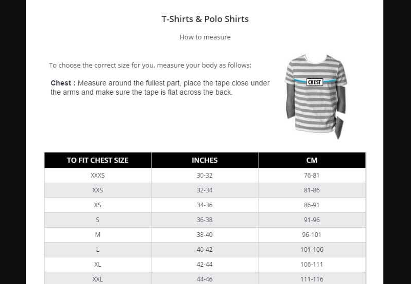 Product Size Charts Plugin for WooCommerce