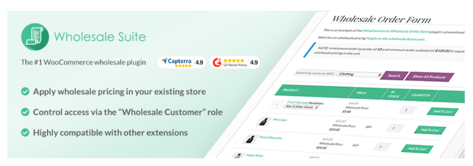 Wholesale Prices plugin for WooCommerce