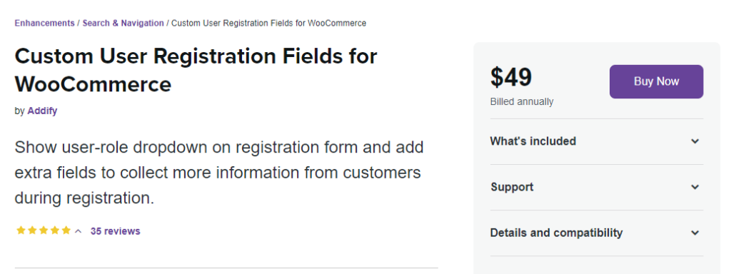 Custom User Registration Fields for WooCommerce