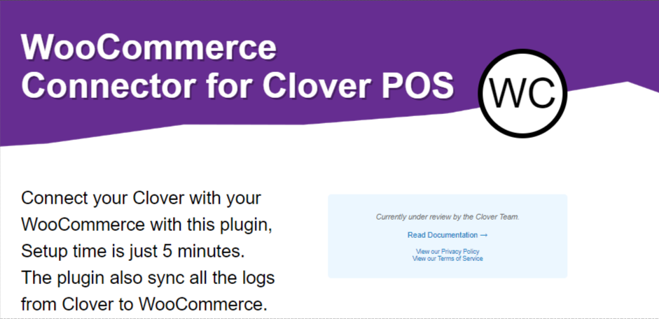 WooCommerce connector for clover POS