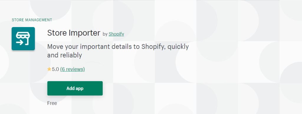 store importer app