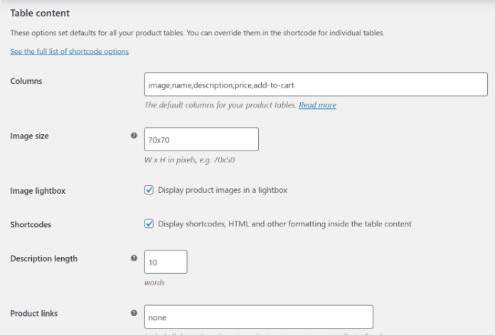 woocommerce restaurant configuration