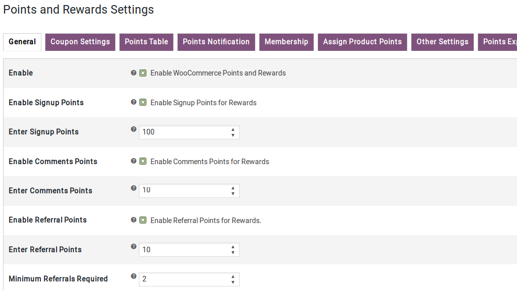 WooCommerce Ultimate Points and Rewards