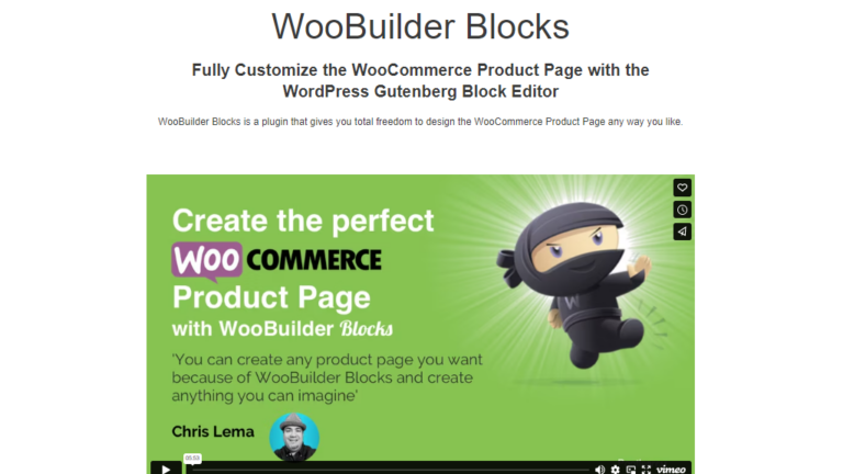 Blocks Plug In WooBuilder Blocks Plugin - WooKeeper