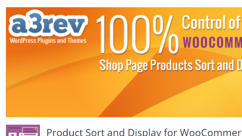 Product Sort and Display for WooCommerce