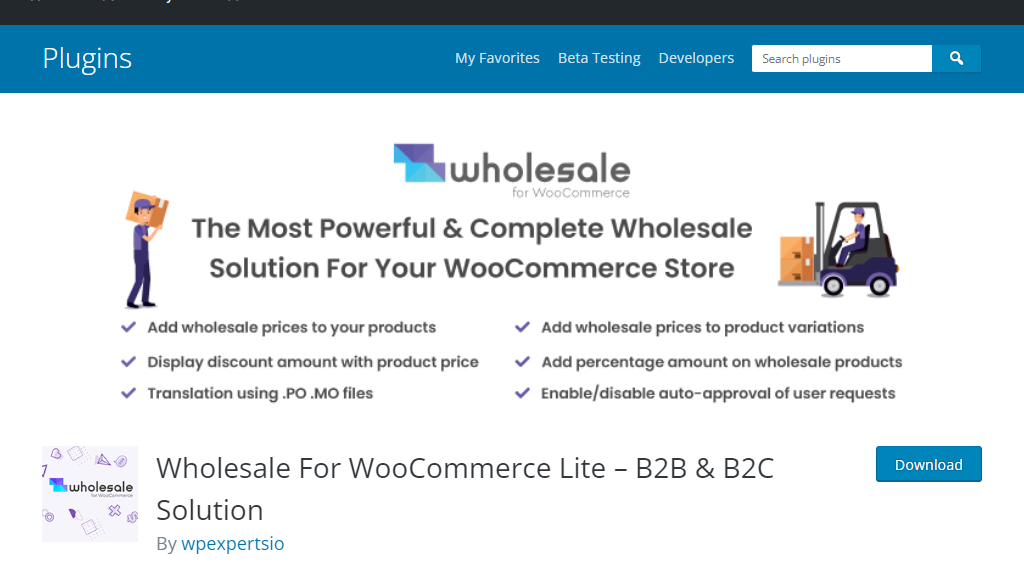 Wholesale For WooCommerce Lite