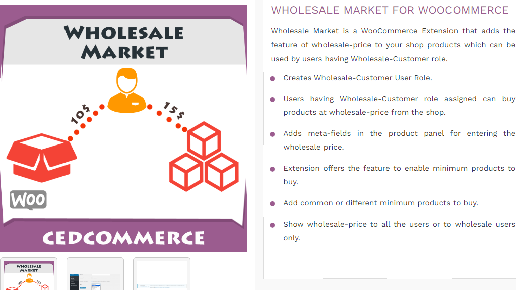 CED Commerce Wholesale Market Plugin